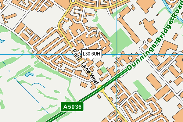 L30 6UH map - OS VectorMap District (Ordnance Survey)