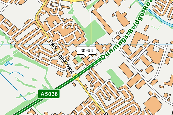 L30 6UU map - OS VectorMap District (Ordnance Survey)