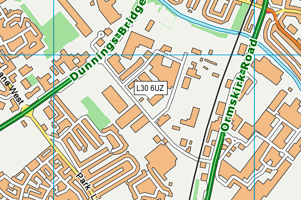 L30 6UZ map - OS VectorMap District (Ordnance Survey)