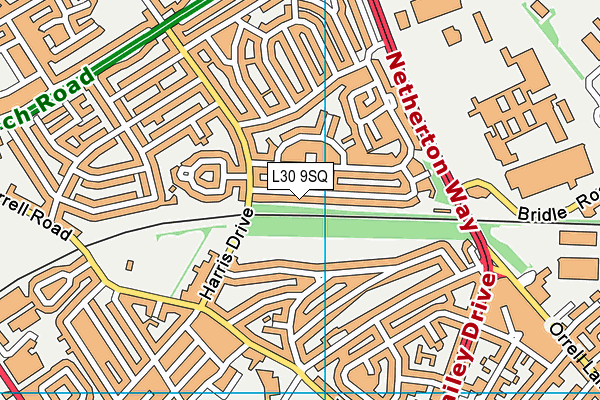 L30 9SQ map - OS VectorMap District (Ordnance Survey)