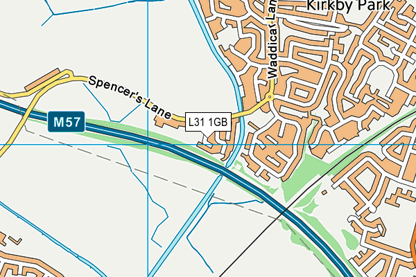 L31 1GB map - OS VectorMap District (Ordnance Survey)