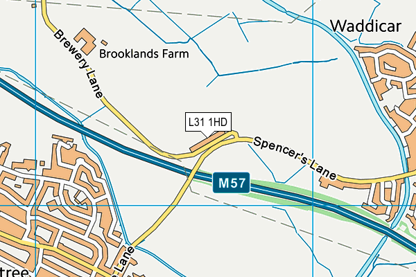 L31 1HD map - OS VectorMap District (Ordnance Survey)