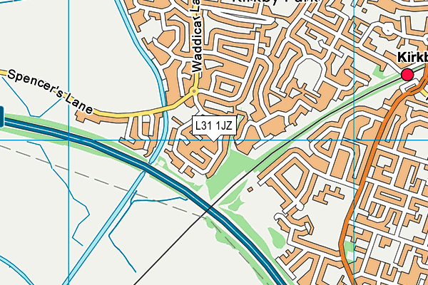 L31 1JZ map - OS VectorMap District (Ordnance Survey)