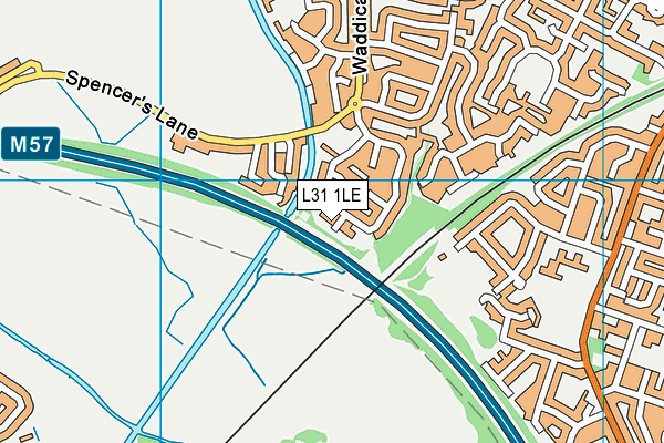 L31 1LE map - OS VectorMap District (Ordnance Survey)