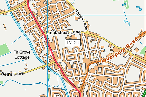 L31 2LJ map - OS VectorMap District (Ordnance Survey)