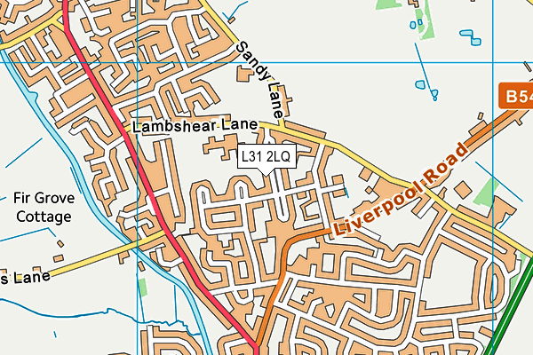 L31 2LQ map - OS VectorMap District (Ordnance Survey)