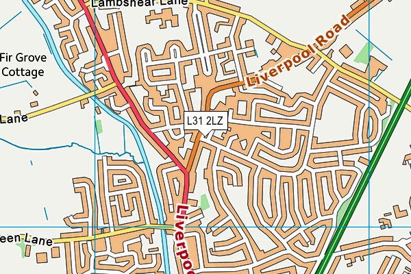 L31 2LZ map - OS VectorMap District (Ordnance Survey)