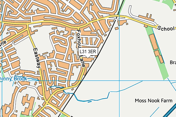 L31 3ER map - OS VectorMap District (Ordnance Survey)