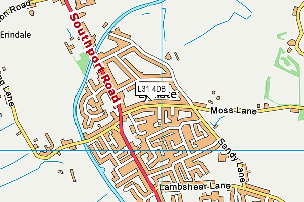 L31 4DB map - OS VectorMap District (Ordnance Survey)