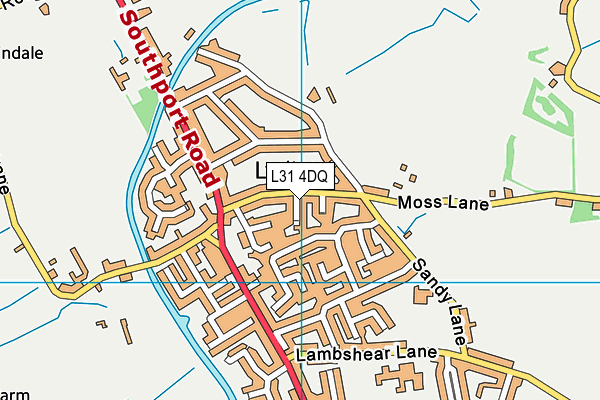 L31 4DQ map - OS VectorMap District (Ordnance Survey)