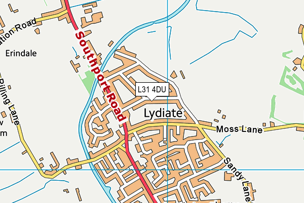 L31 4DU map - OS VectorMap District (Ordnance Survey)