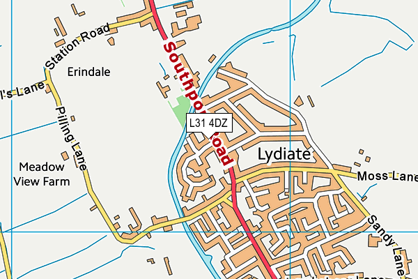 L31 4DZ map - OS VectorMap District (Ordnance Survey)