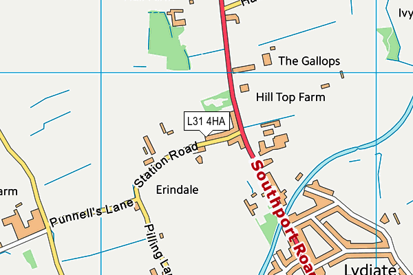 L31 4HA map - OS VectorMap District (Ordnance Survey)