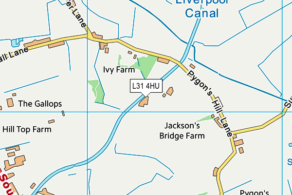 L31 4HU map - OS VectorMap District (Ordnance Survey)