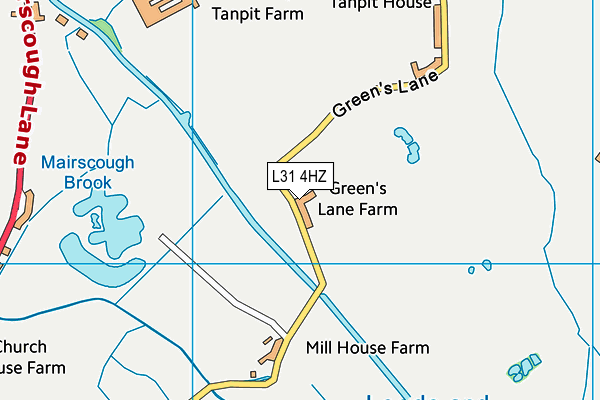 L31 4HZ map - OS VectorMap District (Ordnance Survey)