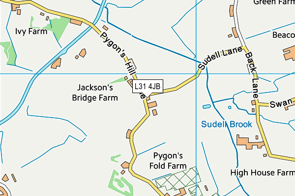 L31 4JB map - OS VectorMap District (Ordnance Survey)