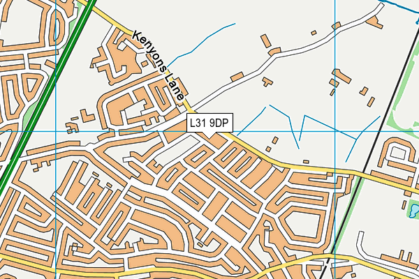 L31 9DP map - OS VectorMap District (Ordnance Survey)