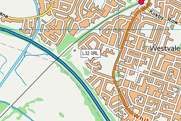 L32 0RL map - OS VectorMap District (Ordnance Survey)