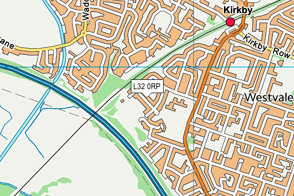 L32 0RP map - OS VectorMap District (Ordnance Survey)