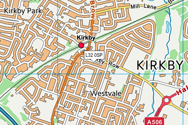 L32 0SP map - OS VectorMap District (Ordnance Survey)