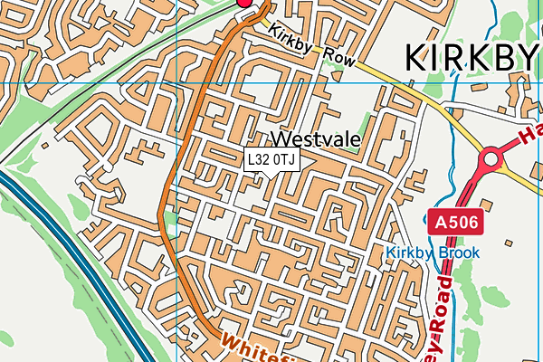 L32 0TJ map - OS VectorMap District (Ordnance Survey)