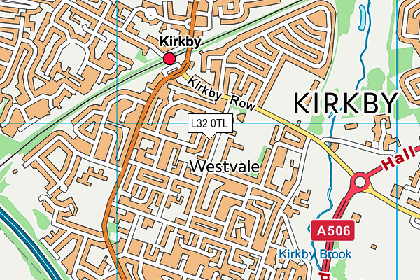 L32 0TL map - OS VectorMap District (Ordnance Survey)