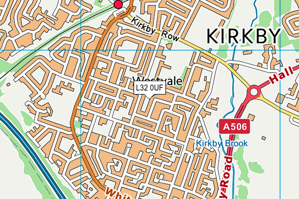 L32 0UF map - OS VectorMap District (Ordnance Survey)