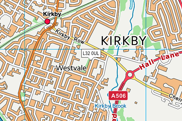 L32 0UL map - OS VectorMap District (Ordnance Survey)