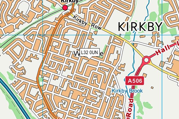 L32 0UN map - OS VectorMap District (Ordnance Survey)