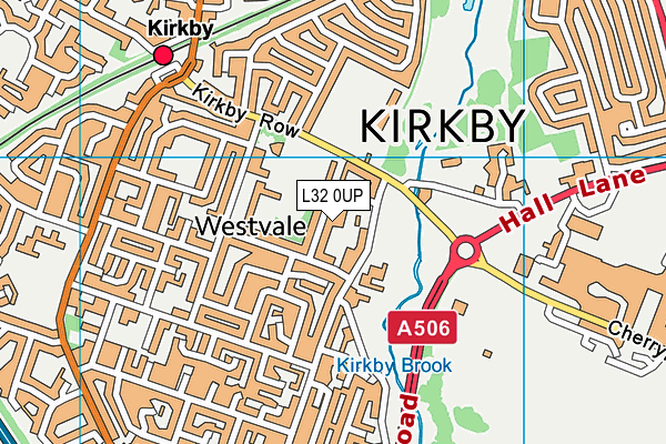 L32 0UP map - OS VectorMap District (Ordnance Survey)