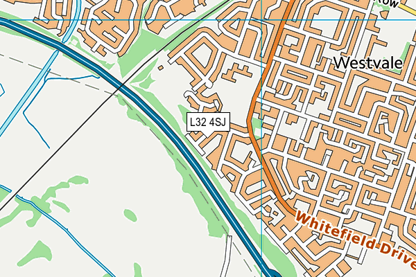 L32 4SJ map - OS VectorMap District (Ordnance Survey)