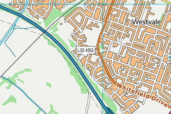 L32 4SQ map - OS VectorMap District (Ordnance Survey)