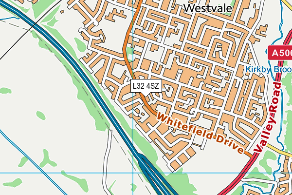 L32 4SZ map - OS VectorMap District (Ordnance Survey)