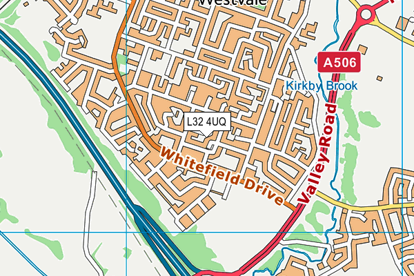 L32 4UQ map - OS VectorMap District (Ordnance Survey)