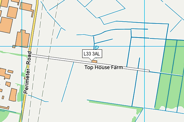 L33 3AL map - OS VectorMap District (Ordnance Survey)