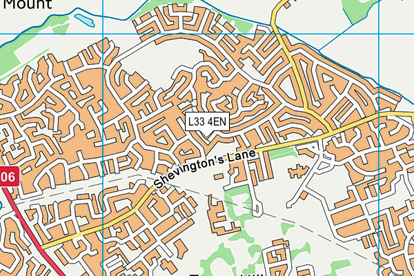L33 4EN map - OS VectorMap District (Ordnance Survey)