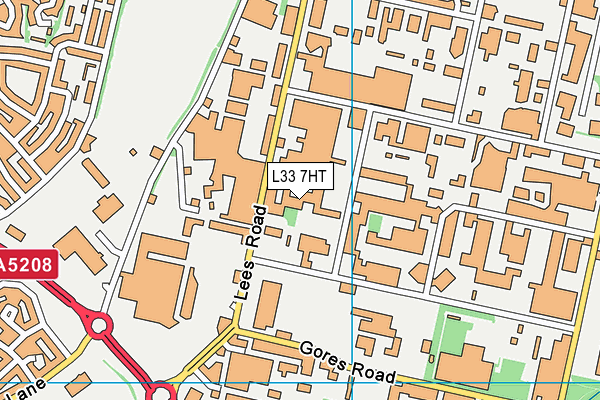 L33 7HT map - OS VectorMap District (Ordnance Survey)