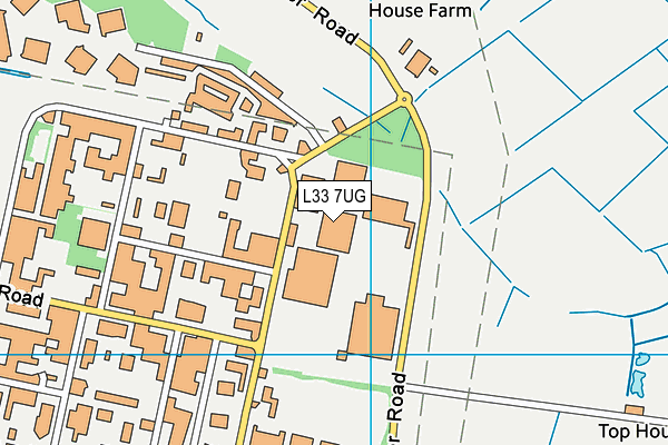 L33 7UG map - OS VectorMap District (Ordnance Survey)