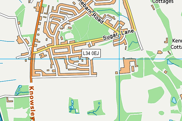 L34 0EJ map - OS VectorMap District (Ordnance Survey)