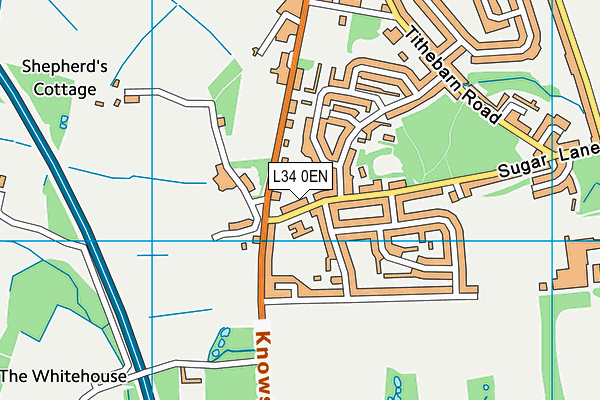 L34 0EN map - OS VectorMap District (Ordnance Survey)