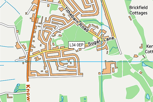 L34 0EP map - OS VectorMap District (Ordnance Survey)