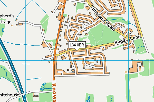 L34 0ER map - OS VectorMap District (Ordnance Survey)