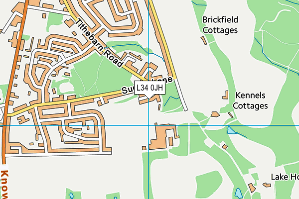 L34 0JH map - OS VectorMap District (Ordnance Survey)