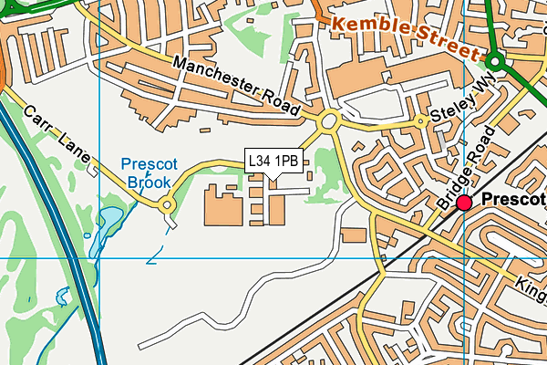 L34 1PB map - OS VectorMap District (Ordnance Survey)