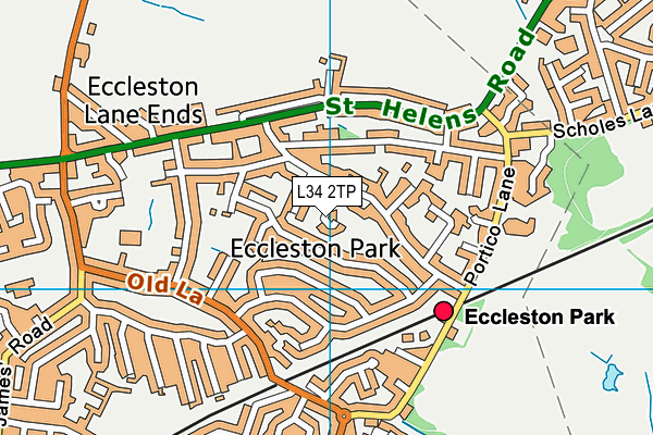 L34 2TP map - OS VectorMap District (Ordnance Survey)