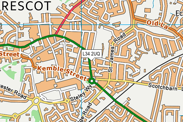 L34 2UQ map - OS VectorMap District (Ordnance Survey)