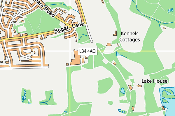 L34 4AQ map - OS VectorMap District (Ordnance Survey)