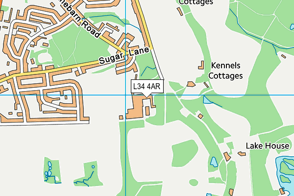 L34 4AR map - OS VectorMap District (Ordnance Survey)