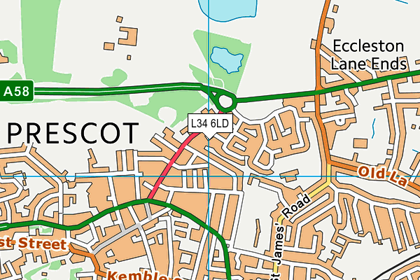 L34 6LD map - OS VectorMap District (Ordnance Survey)