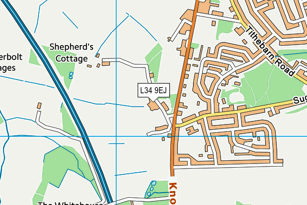 L34 9EJ map - OS VectorMap District (Ordnance Survey)